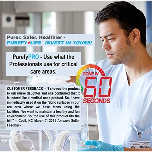 Purefypro Disinfectant Deep Cleaning Spray Set - Kills 99.9999% N...