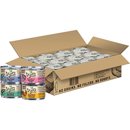 Purina Beyond Grain Free, Natural Pate Wet Cat Food Variety Pack,...