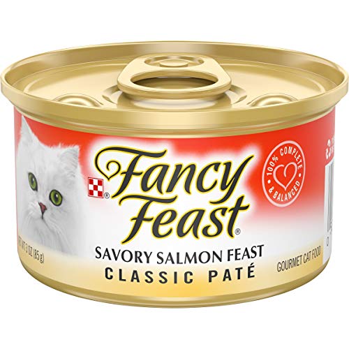 Purina Fancy Feast Grain Free Pate Wet Cat Food, Classic Pate Sav...