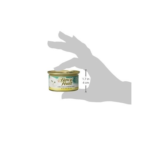 Purina Fancy Feast Grain Free Wet Cat Food Variety Pack Pate, Sea...