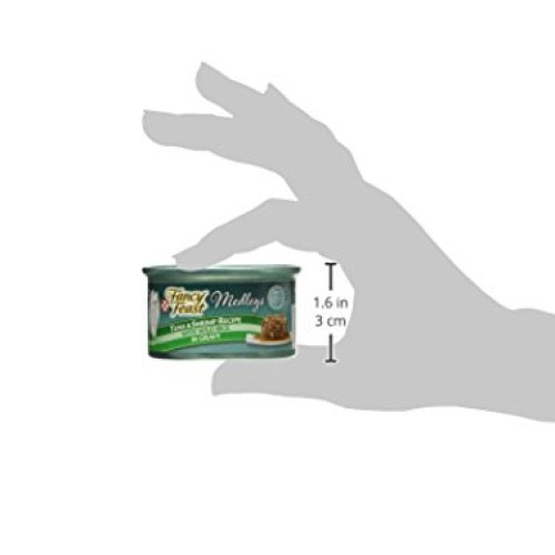 Purina Fancy Feast Gravy Wet Cat Food, Medleys Tuna & Shrimp Reci...
