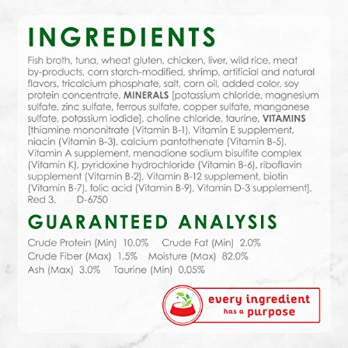 Purina Fancy Feast Gravy Wet Cat Food, Medleys Tuna & Shrimp Reci...