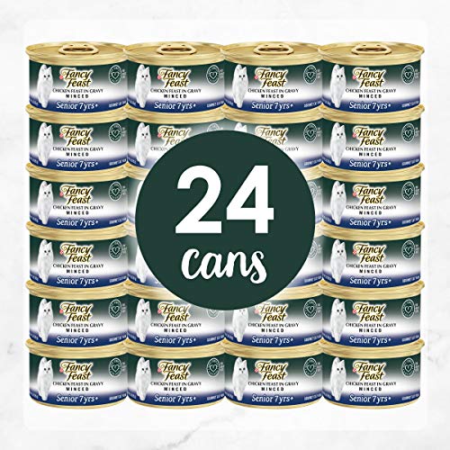 Purina Fancy Feast High Protein Senior Gravy Wet Cat Food, Chicke...