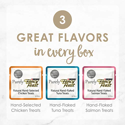 Purina Fancy Feast Natural Cat Treats Variety Pack, Purely Natura...