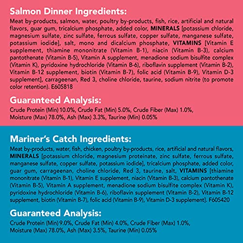 Purina Friskies Canned Cat Food Pate Variety Pack, Seafood & Chic...