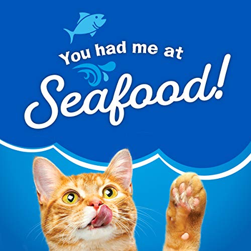 Purina Friskies Dry Cat Food, Seafood Sensations - 22 lb. Bag 00...