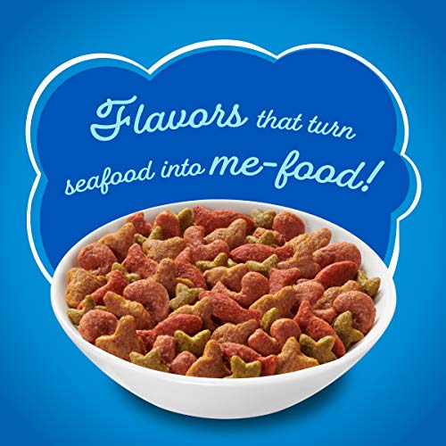 Purina Friskies Dry Cat Food, Seafood Sensations -3.15Lb Pack of 4