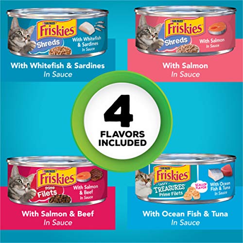 Purina Friskies Fish A Licious Variety Pack - 32x5.5 oz 05000029...