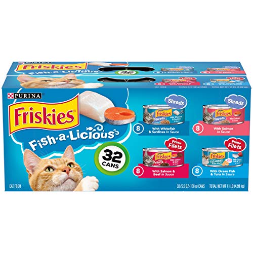 Purina Friskies Fish A Licious Variety Pack - 32x5.5 oz 05000029...