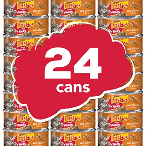 Purina Friskies Gravy Wet Cat Food; Prime Filets With Chicken - ...