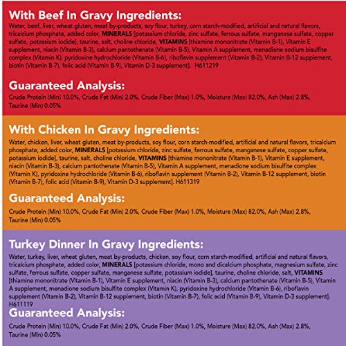 Purina Friskies Gravy Wet Cat Food Variety Pack, Prime Filets Mea...