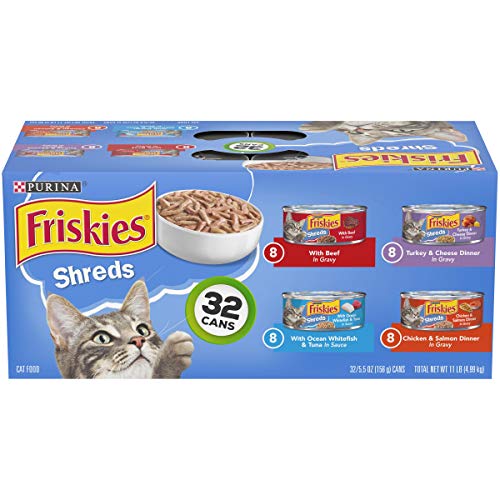Purina Friskies Gravy Wet Cat Food Variety Pack, Savory Shreds - ...