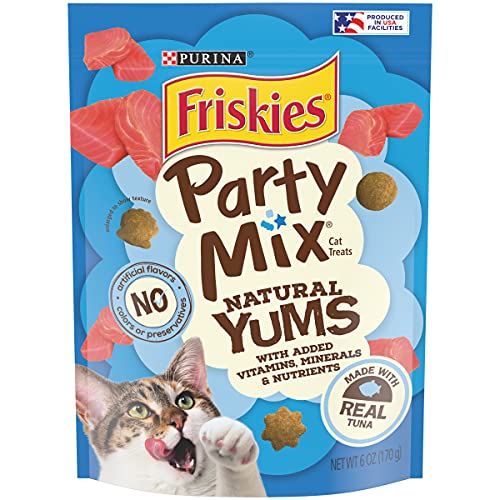 Purina Friskies Made in USA Facilities, Natural Cat Treats, Party...