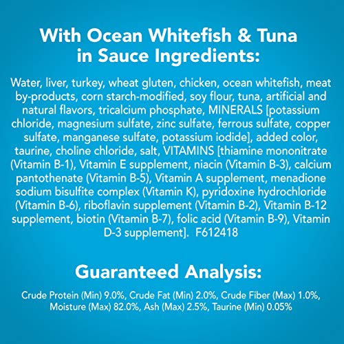 Purina Friskies Wet Cat Food, Shreds With Ocean Whitefish & Tuna ...