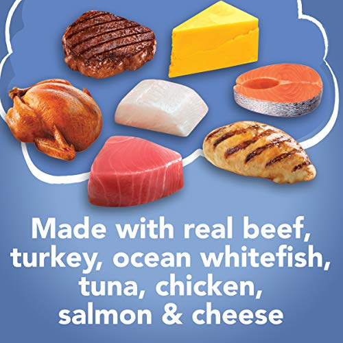 Purina Friskies Wet Cat Food Variety Pack, Shreds Beef, Turkey, W...