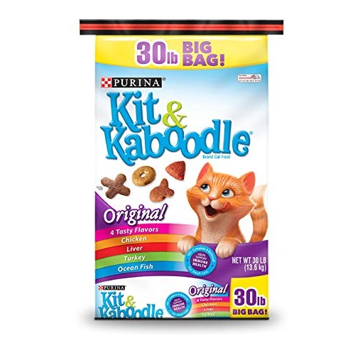 PACK OF 2 - Purina Kit & Kaboodle Original Cat Food 30 lb. Bag