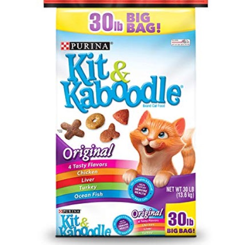 PACK OF 2 - Purina Kit & Kaboodle Original Cat Food 30 lb. Bag