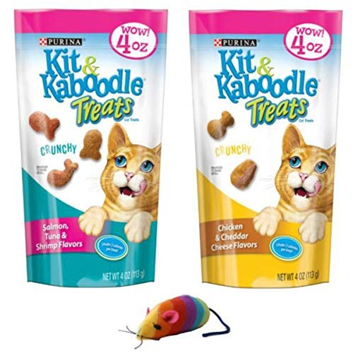 Purina Kit & Kaboodle Cat Treats - 2 Flavor Variety Pack, 4 Oz Ea...