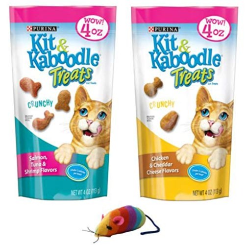 Purina Kit & Kaboodle Cat Treats - 2 Flavor Variety Pack, 4 Oz Ea...