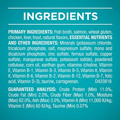 Purina ONE Natural, High Protein Wet Cat Food, True Instinct Salm...