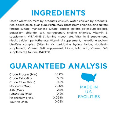 Purina Pro Plan 16897 Urinary Tract Health Pate Wet Cat Food, FOC...