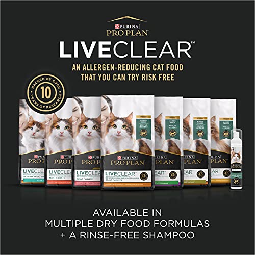 Purina Pro Plan Allergen Reducing, High Protein Cat Food, LIVECLE...