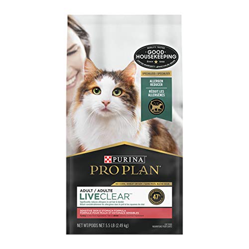 Purina Pro Plan Allergen Reducing, High Protein Cat Food, LIVECLE...