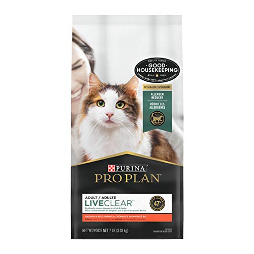 Purina Pro Plan Allergen Reducing, High Protein Cat Food, LIVECLE...