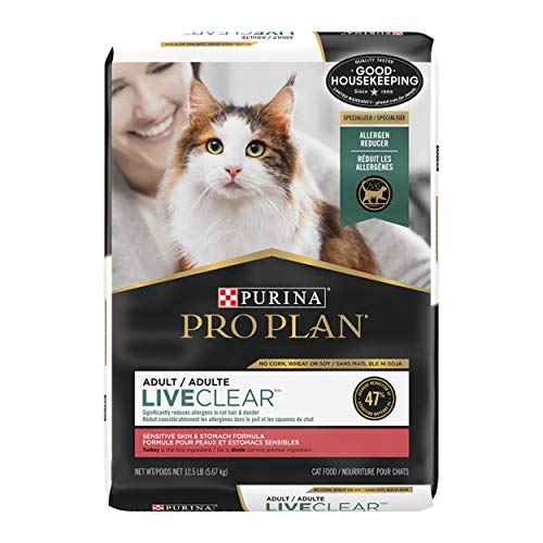 Purina Pro Plan Allergen Reducing, High Protein Cat Food, LIVECLE...