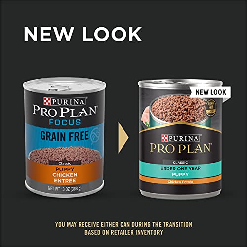 Purina Pro Plan Grain Free, High Protein Wet Puppy Food, FOCUS Cl...