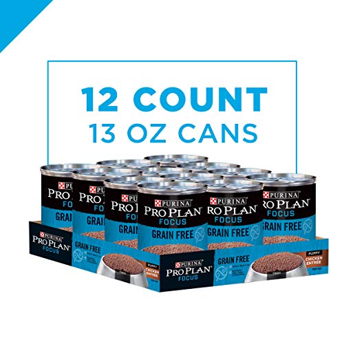 Purina Pro Plan Grain Free, High Protein Wet Puppy Food, FOCUS Cl...