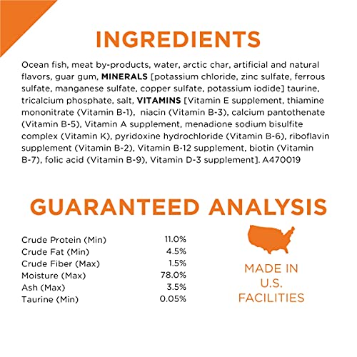Purina Pro Plan Grain Free Pate Wet Cat Food, Seafood Entree - 2...