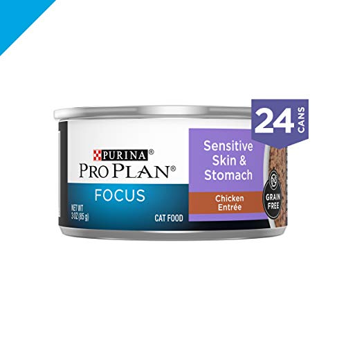 Purina Pro Plan Grain Free Wet Cat Food Pate, Sensitive Skin & St...