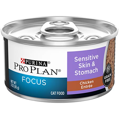 Purina Pro Plan Grain Free Wet Cat Food Pate, Sensitive Skin & St...