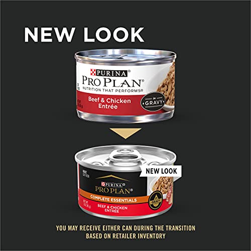 Purina Pro Plan Gravy Wet Cat Food, Beef & Chicken Entree - 24 ...