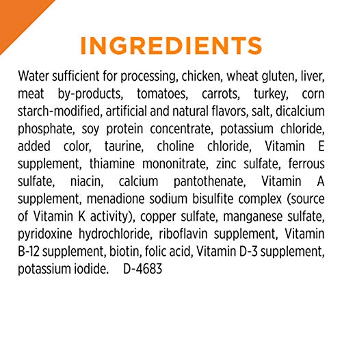 Purina Pro Plan Gravy Wet Cat Food, White Meat Chicken & Vegetabl...