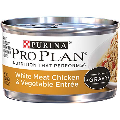 Purina Pro Plan Gravy Wet Cat Food, White Meat Chicken & Vegetabl...
