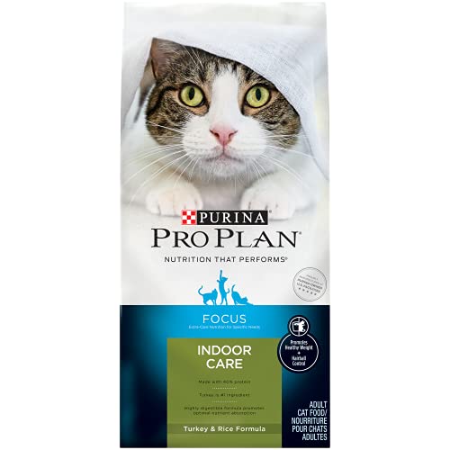 Purina Pro Plan Hairball, Healthy Weight, Indoor Dry Cat Food, FO...