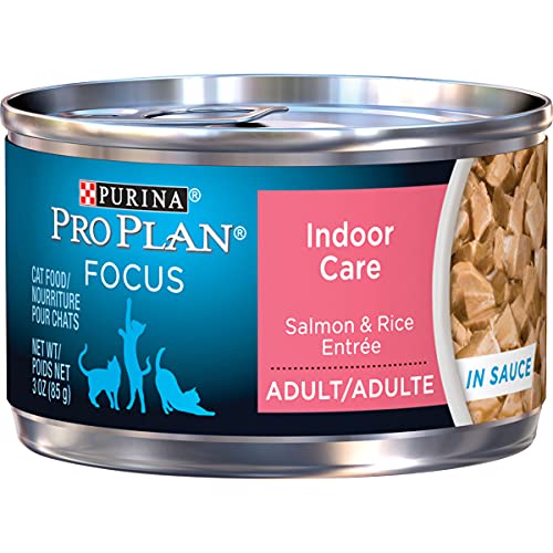 Purina Pro Plan Hairball, Indoor Wet Cat Food, FOCUS Indoor Care ...