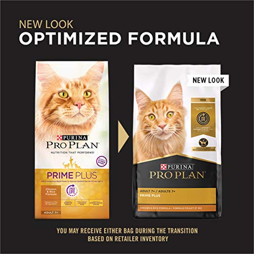 Purina Pro Plan High Protein, Immune Support Senior Dry Cat Food,...