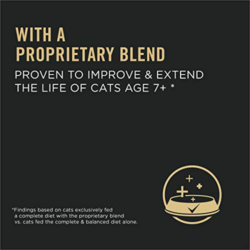 Purina Pro Plan High Protein, Immune Support Senior Dry Cat Food,...