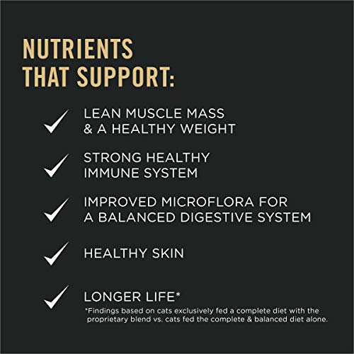 Purina Pro Plan High Protein, Immune Support Senior Dry Cat Food,...