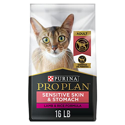 Purina Pro Plan High Protein Sensitive Skin & Stomach Dry Cat Foo...