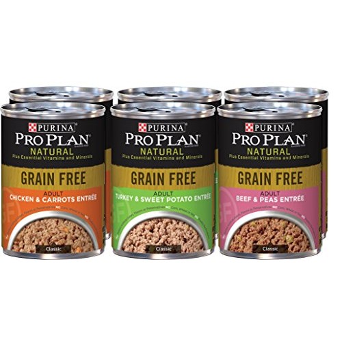 Purina Pro Plan Natural Grain Free Wet Adult Dog Food Variety Pac...