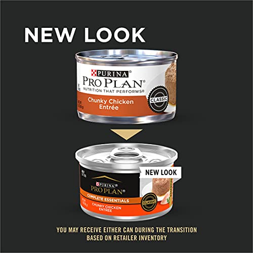 Purina Pro Plan Pate Wet Cat Food, Chunky Chicken Entree - 24 3...