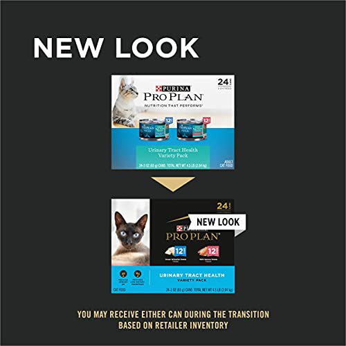 Purina Pro Plan Pate Wet Cat Food Variety Pack, Focus Urinary Tra...