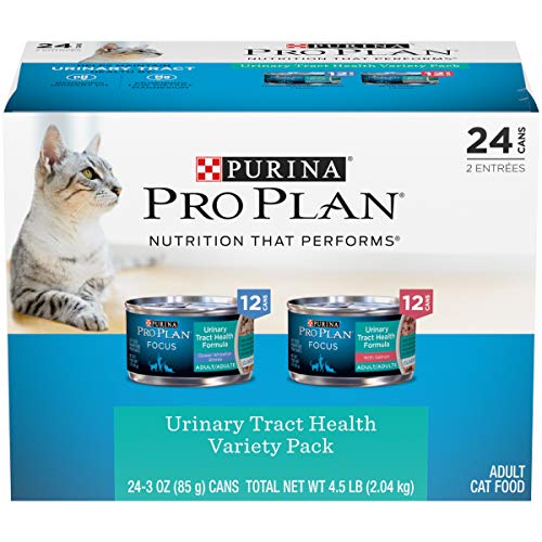 Purina Pro Plan Pate Wet Cat Food Variety Pack, Focus Urinary Tra...