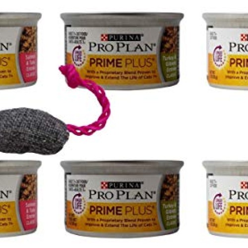 Purina Pro Plan Prime Plus Senior Wet Cat Food Entree 3 Flavor Sa...