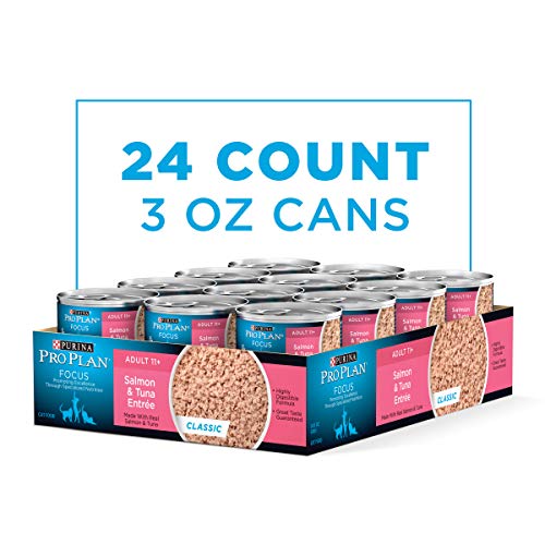Purina Pro Plan Senior Pate Wet Cat Food, FOCUS Salmon & Tuna Ent...