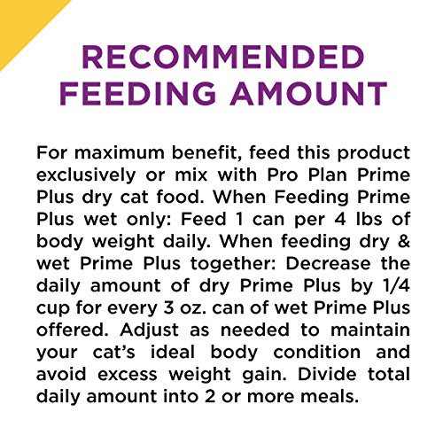 Purina Pro Plan Senior Pate Wet Cat Food, PRIME PLUS Chicken & Be...